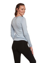 Clearance Women's Scoop Neck 100% Bamboo Viscose Long Sleeve Shirt